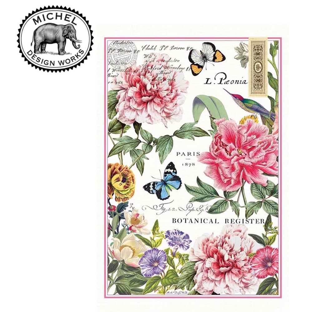 Michel Design Works Peony Kitchen Towel